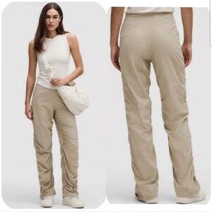 NWT LULULEMON DANCE STUDIO SLIM FIT HR PANT Tan